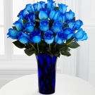 Bouquet of blue roses