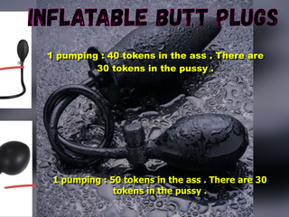 INFLATABLE BUTT PLUGS