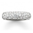 THOMAS SABO GLAM & SOUL BAND RING CRUSHED PAVÉ