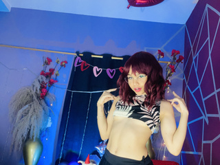 Burgundy hair