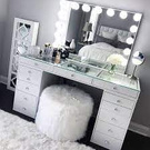 Dresser with mirror