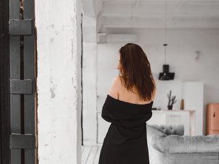 Girl in black