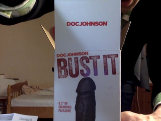 Bust It - Squirting Realistic Cock - Chocolate
