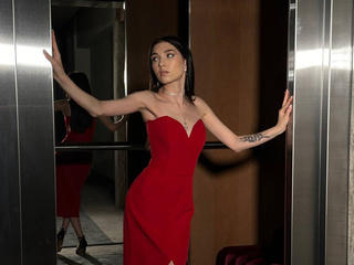 The red dress suits me