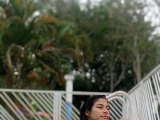 in the pool