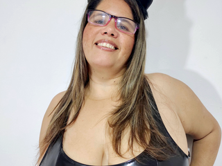 In black