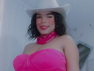 vaquera de rosa