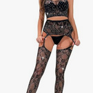 Women's Lingerie Fishnet Babydoll Sexy Stockings Stretch Halter Camisole for Women Sexy Fishnet Lingerie