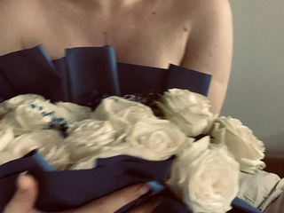 by giving me flowers you make me happy