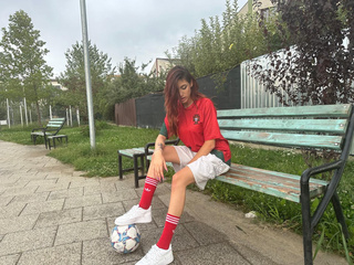 Soccer fan!