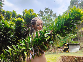 Sexy photos in a bush