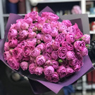 bouquet of pink roses