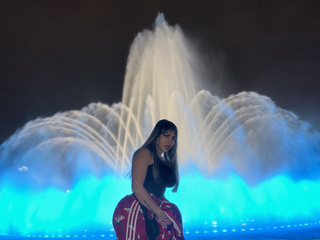 Talking a walks in with the water