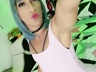 Hair blue