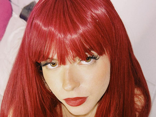 red pink hair