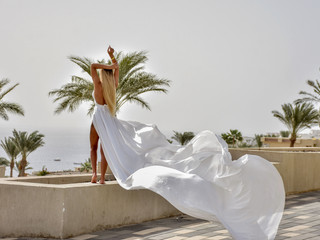 Lady in white