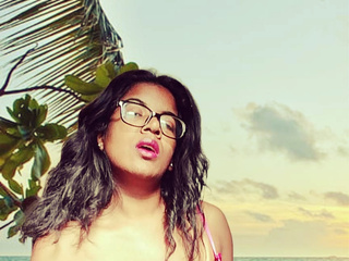 Sexy beach babe