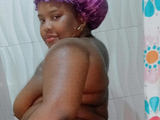 wet at the shower