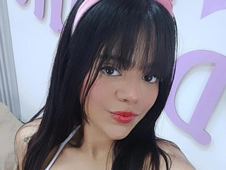A girl in pink