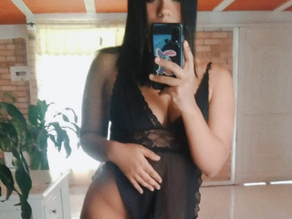 Hot in a little black robe