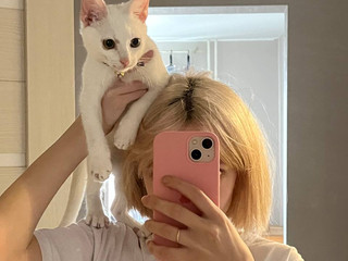 me with my cats!