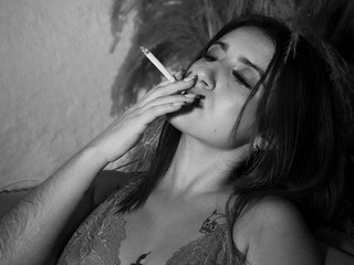 smoking girl
