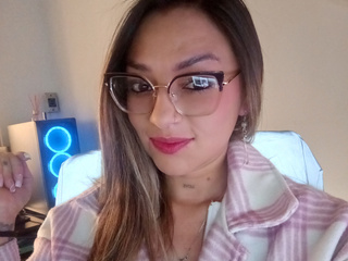 With my glasses