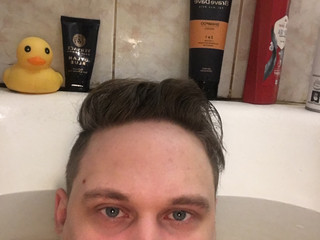 In the shower