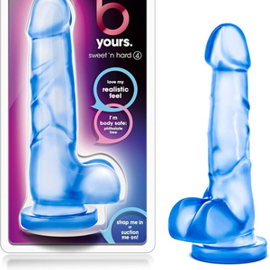 Blush novelties b, soft and realistic dildo