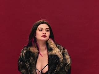 Lady in coat
