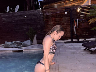from the pool