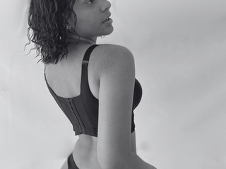 black and white