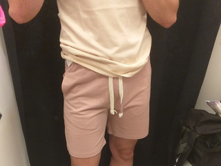 In the fitting room