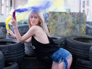 roller hot girl 1