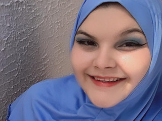 Photos in blue suit