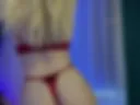 baby in red lingerie