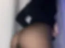 Butt in nylons