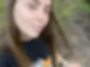 In the forest in panties
