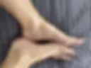 Feet with oil Lilo