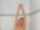 sexy poses in the bathroom