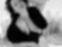 black white