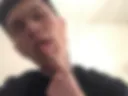 I lick my finger