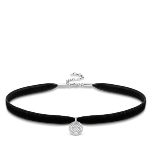 THOMAS SABO CHOKER DISC SPARKLING CIRCLES