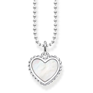 THOMAS SABO NECKLACE HEART (WHITE)