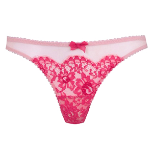 Agent Provocateur Rowana Thong Pink