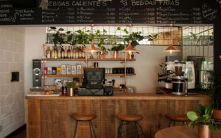 A coffee shop.