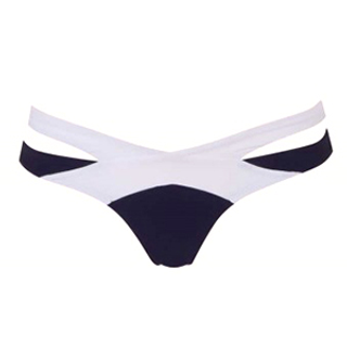 Agent Provocateur Mazzy Bikini Bottom White And Black