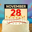MY Birthday 28 Nov