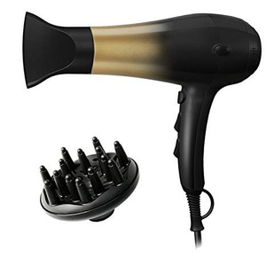 KIPOZI 1875W Hair Dryer, Nano Ionic Blow Dryer Professional Salon Hair Blow Dryer Lightweight Fast Dry Low Noise, with Concentrator, Diffuser, 2 Speed and 3 Heat Settings