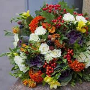 Bouquet of flowers.